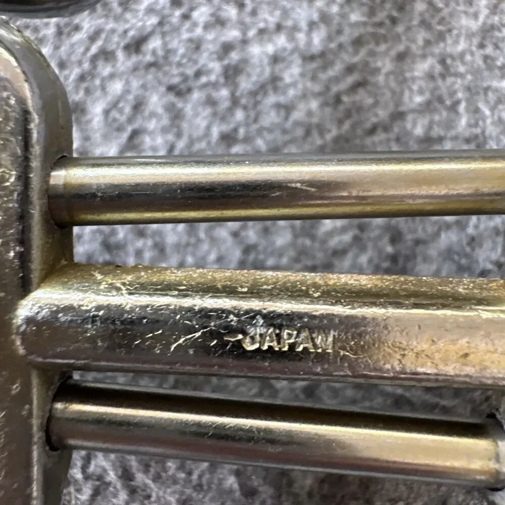 Vintage Hand Crank Mixer Egg Beater Stainless Steel No Plastic Handle Japan